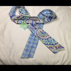 Vera Bradley Capri Blue Reversible Sash NWT